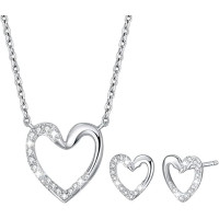 E Jewellery Наборы ювелирных изделий из серебра 925 пробы S001971087, серебряный (5173)