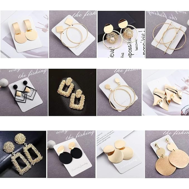 Generic 12/15 пар сережок-підвісок для жінок і дівчаток, золотий (5171)