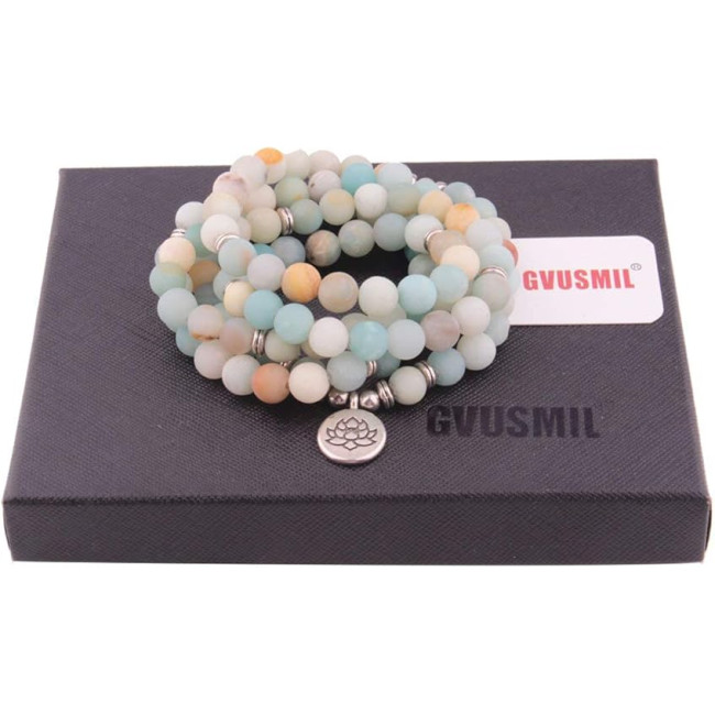GVUSMIL браслет з натурального дорогоцінного каміння, без застібки (5178)