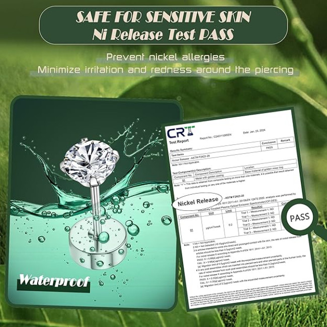 JeweBella 9 пар срібних сережок JWBE-LYF-EH61 для жінок і дівчаток гіпоалергенні (5185)