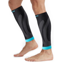 Компресійні бандажі CAMBIVO L/XL  для чоловіків та жінок, сірі з голубим (3014)