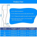 Компресійні колготки AOGOE для жінок і чоловіків, 23-32 мм рт. ст., клас 2, закритий носок, компресійні колготки, XL чорний (0145) № 4