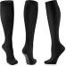 Компресійні шкарпетки CAMBIVO CS70 для жінок та чоловіків шкарпетки з градуйованою посадкою, чорні (3011) № 