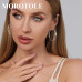 Модные серьги-кольца MOROTOLE TB-US-Triangle Hoop-SV из серебра 925 пробы для женщин (4171) № 2