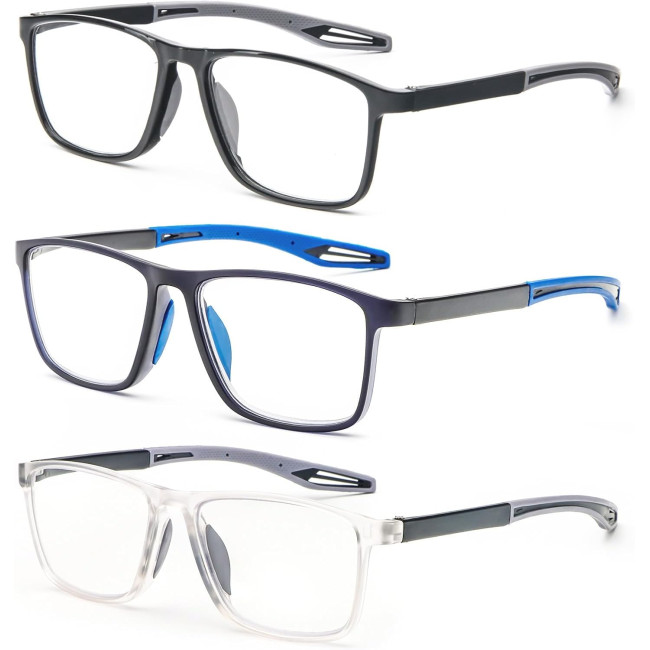 Набір MMOWW DEL030-3PC1.0 із 3 окулярів для читання, оправа TR90 (3154)