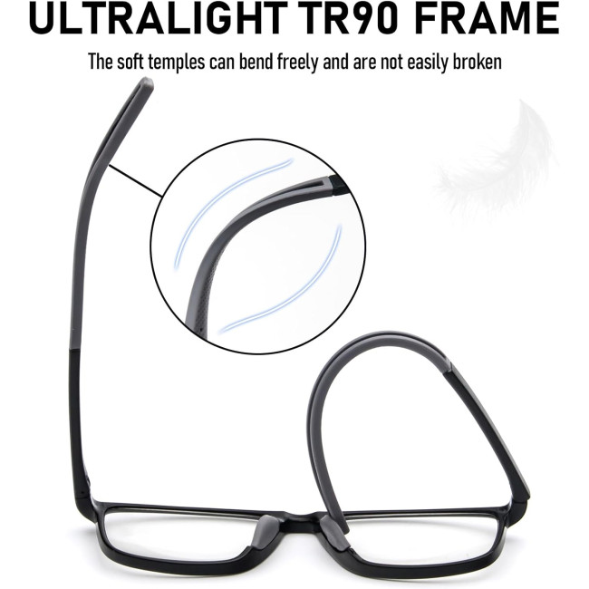 Набір MMOWW DEL030-3PC1.0 із 3 окулярів для читання, оправа TR90 (3154)