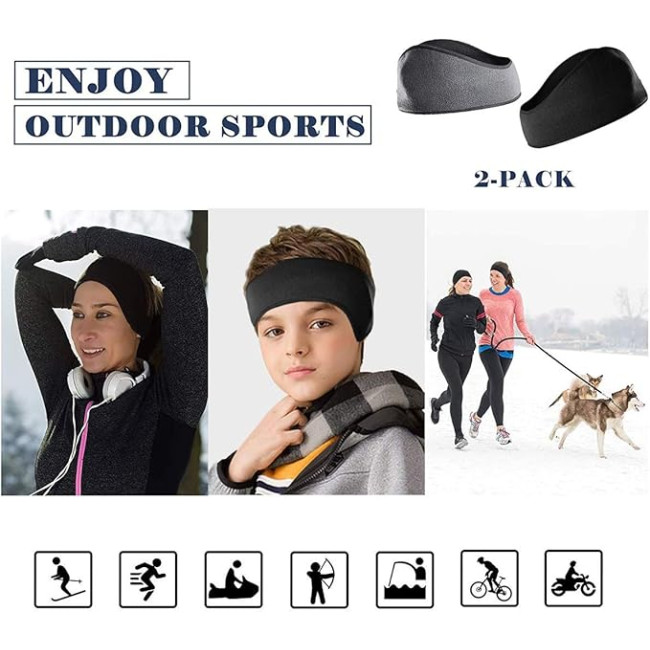 Набір із 2 жіночих спортивних пов'язок BOYATONG на голову, для бігу, пробіжок, походів, їзди на велосипеді та мотоциклі (2021)