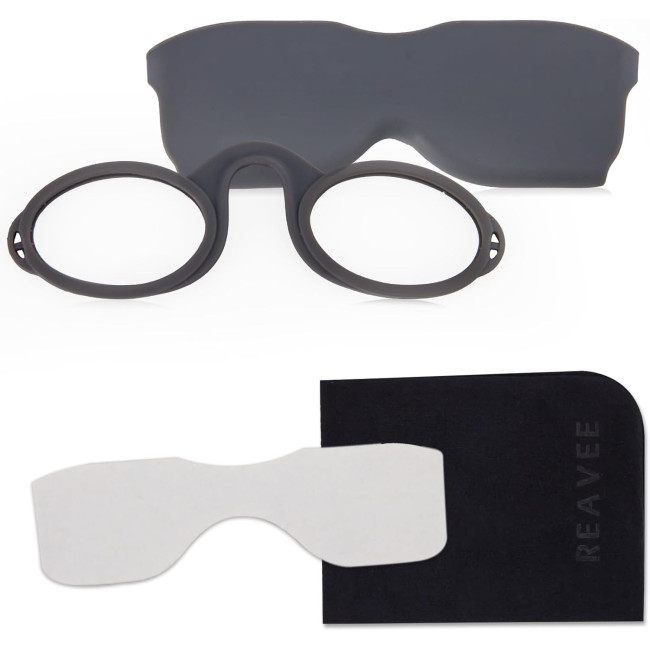 Окуляри для читання MMOWW DEL022-GY2.0 з універсальним компактним футляром, сірий (3161)