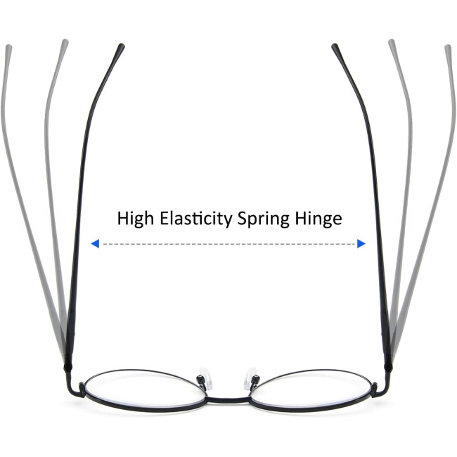 Окуляри для читання MMOWW DEL028-BK2.5 Anti Blue Light, чорні (3166)