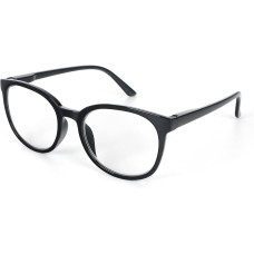 Окуляри для читання MMOWW DEL042-BK2.0 з фільтром синього світла для жінок і чоловіків, чорний (3173)