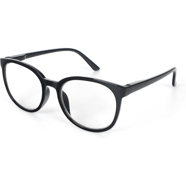 Окуляри для читання MMOWW DEL042-BK2.0 з фільтром синього світла для жінок і чоловіків, чорний (3173)