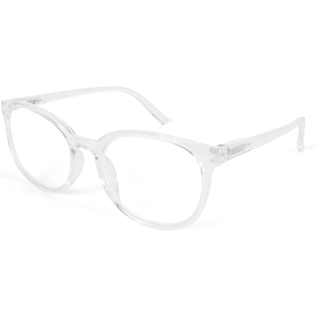 Окуляри для читання MMOWW DEL042-TR1.5 з круглою оправою, прозорий (3172)