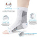 Компресійні шкарпетки ACWOO, дихаючі протиковзкі, 4 пари, Розмір ‎S/M, білі (2133) № 1