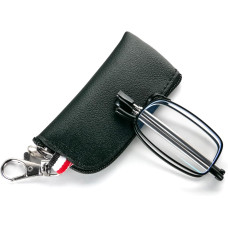 Складані окуляри для читання MMOWW ITL029-BK-2.5 для чоловіків та жінок з телескопічним стрижнем, чорні (3158)