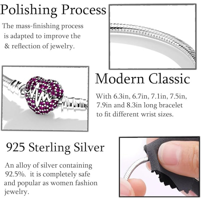 Срібний браслет Symretie 925 проби зі змією, браслет зі змією, ювелірні вироби, подарунки для жінок (2012)