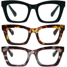 Великі окуляри для читання MMOWW  для жінок, 3 шт. (3155)