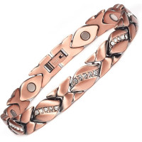 Женский магнитный браслет Wollet из чистой меди 40 г (2010)