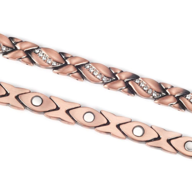 Жіночий магнітний браслет Wollet з чистої міді 40 г (2010)