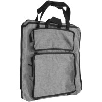 Acouto Водонепроницаемая художественная сумка Acoutoxnvcu4tey2-13 для хранения художественных принадлежностей, серая (5152)