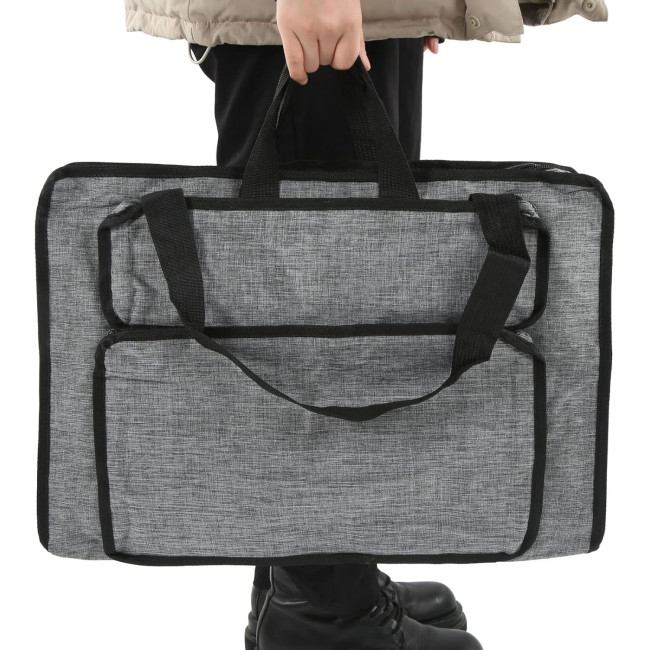 Acouto Водонепроникна художня сумка Acoutoxnvcu4tey2-13 для зберігання художнього приладдя, сіра (5152)