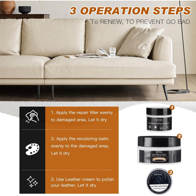 Бальзам DEWEL для відновлення кольору шкіри, білий (3123)