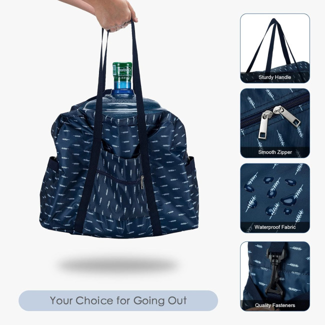 BKAZV Дорожня сумка 11B202-S-Yumao-1 нейлонова водонепроникна дорожня валіза, 40x20x25 (5150)