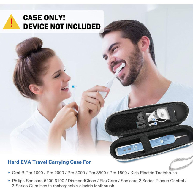 Дорожній чохол ProCase для електричної зубної щітки Oral-B/Oral-B Pro Smartseries/IO Serie Sonicare, для аксесуарів - темно-синій (2028)