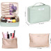 Ginsco косметичка HZB002GN, органайзер для макіяжу, портативна, зелена, 2 шт (5142) № 4
