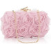 Jywmsc вечірня сумка з клатчем 1JL3060-PI з мереживними квітами, рожевий (5090) № 