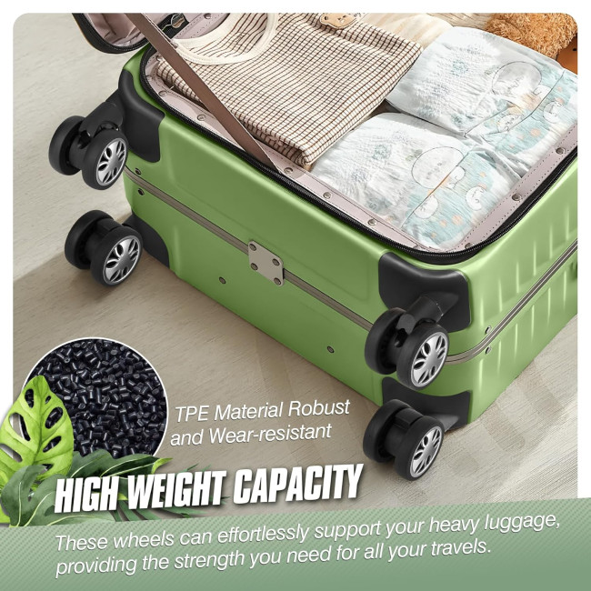 Комплект запасних коліс Vivikivi VK-A4 50 мм, 8 шт., срібні (3051)