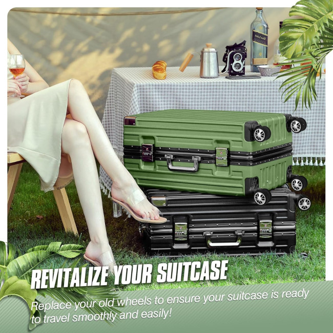 Комплект запасних коліс Vivikivi VK-A4 50 мм, 8 шт., срібні (3051)