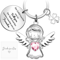 Подарунок для колеги від Jadive, включаючи брелок з ангелом-охоронцем (3131)