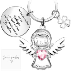 Подарунок для колеги від Jadive, включаючи брелок з ангелом-охоронцем (3131)