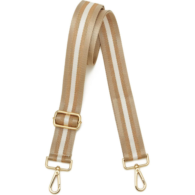 Зовнішня сумка-сумка ZOUIQSS із широким плечовим ремінцем, кавово-золотистий (4162)