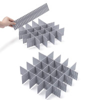 Разделитель для ящиков TecheiTulip из пластиковой сетки, красный (4097)