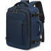 Ручная кладь VANKEV 40x20x25, подседающий рюкзак 20л, дорожная сумка-рюкзак для ноутбука 14 дюймов, Темно-синий (2099) № 