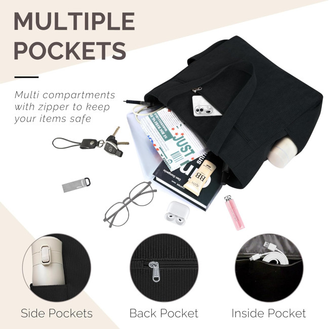 Сумка HOMESPON Cordury черная (2117)