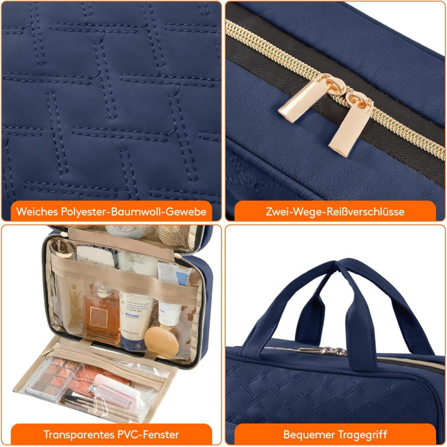 Жіноча дорожня косметичка Lifewit 22094.01DB.V1, темно-синя (4094)