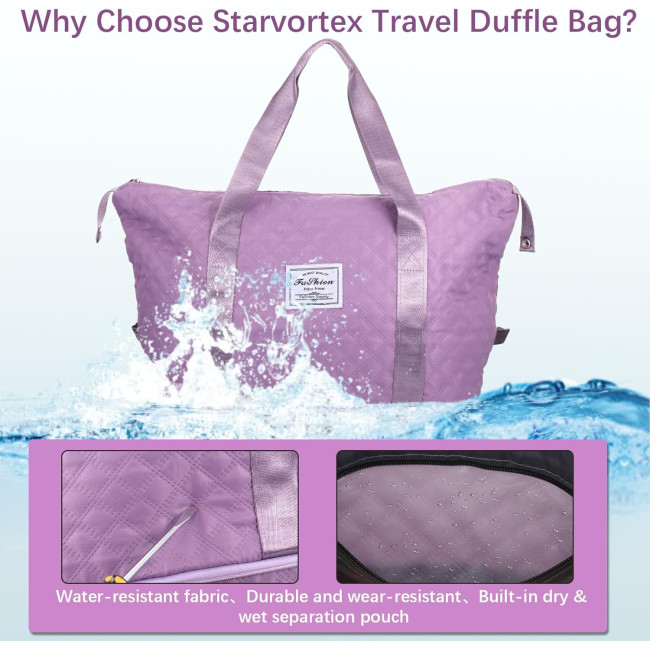 Жіноча спортивна сумка Starvortex XC-F003-Purple, фіолетова (4096)