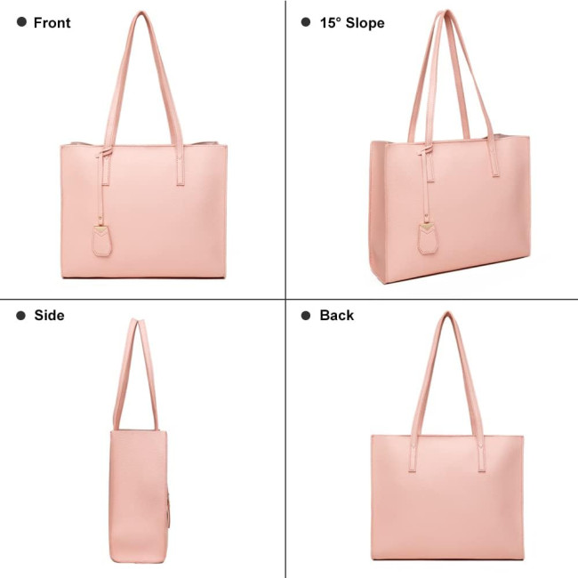 Жіноча сумка-тоут MORGLOVE DE-YFD071, рожева (3088)