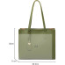 Жіноча сумка-тоут MORGLOVE, зелена (3089) № 3