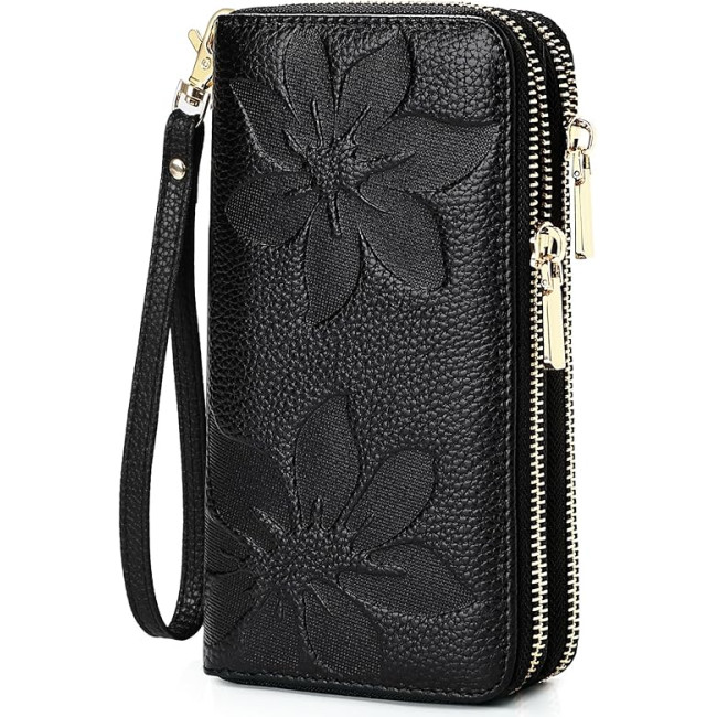 Жіночий гаманець MoraMok 666 зі справжньої шкіри (4173)