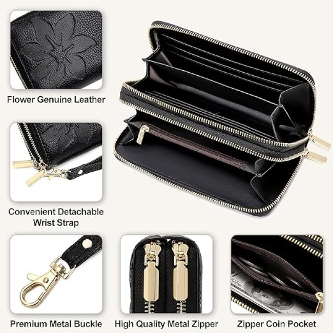 Жіночий гаманець MoraMok 666 зі справжньої шкіри (4173)