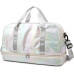 ZIOSINM водонепроникна дорожня сумка JG001, об'ємом 40 л з відділенням для взуття, біла (5143) № 