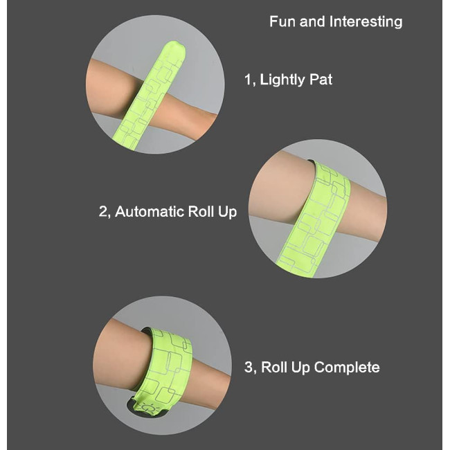 Браслети Aoun зі світлодіодним підсвічуванням, зелені, 2шт (3146)