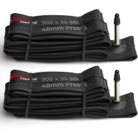 Fincci Велосипедні покришки 700x35c, 2-дюймові, з нейлоновим захистом 1, 30 TPI, чорна (5106)