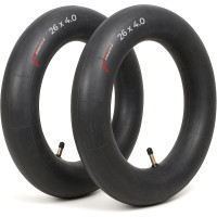 Fincci Внутрішні камери bp-i264as-2 Pair 26 x 4,0 дюйма 48 мм з вентилем Schrader для гірського велосипеда, 2 шт (5108)