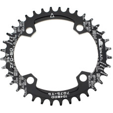 FOMTOR Зв'язка 104 BCD вузька широка 30-52T, Кругла конструкція 7075-T6, для Shimano/SRAM 7-12 швидкостей, чорна (5109)