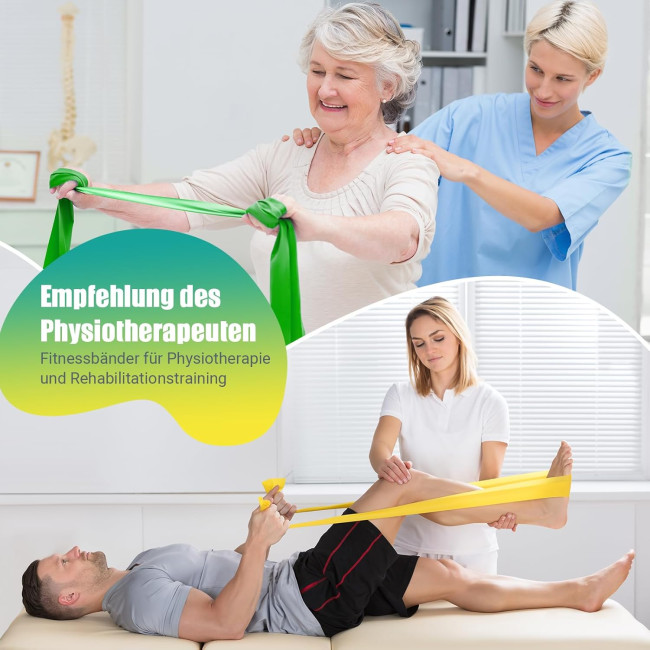 GYMERK Набір із 4 фітнес-еластик DGTPE4S-GD03, 1,8 м, 4 рівні опору (5017)