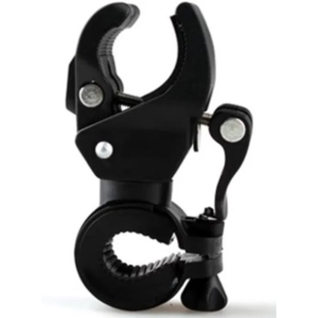 Кріплення для вело фари, насоса, поворотне, на кермо або вилку (5038)